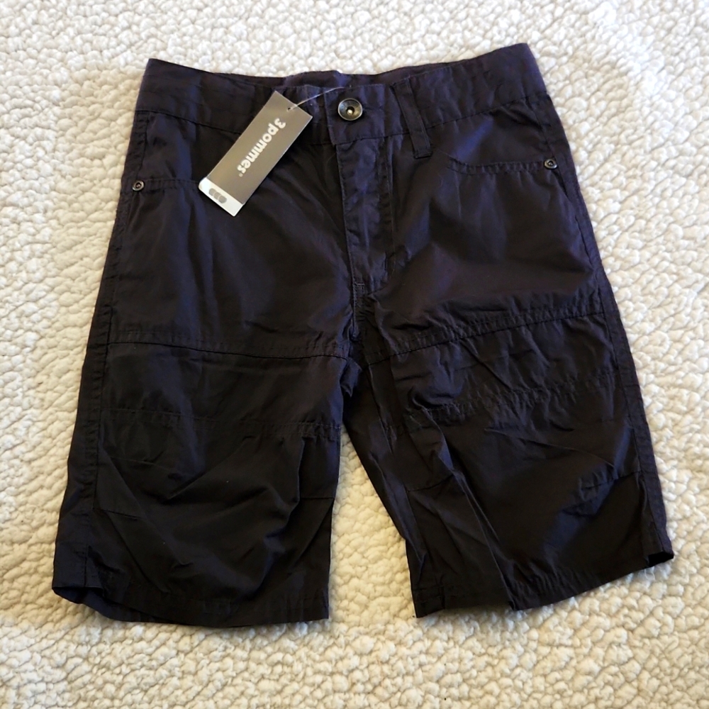 3pommes gray shorts